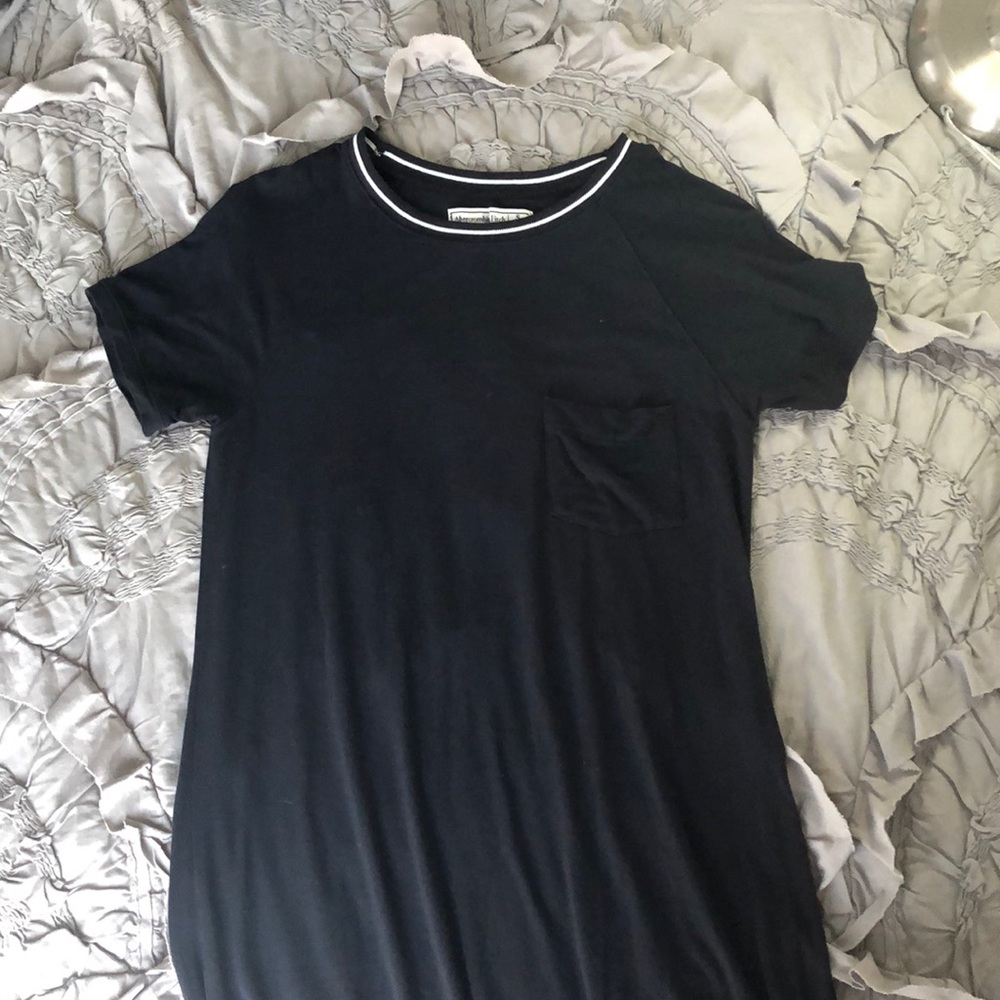 Abercrombie and Fitch navy t-shirt dress